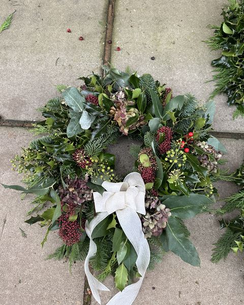 Hedgerow spruce Christmas wreath